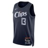 Dres Los Angeles Clippers Paul George Nike 2023-24 City Edition Navy Swingman